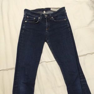 Rag & Bone hi rise skinny jeans. Size 25